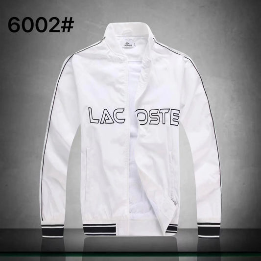 LACOSTE || MEN'S LACOSTE LOGO GOLF ZIP-CLOSE WATERPROOF WINDBREAKER- FASHION MYST