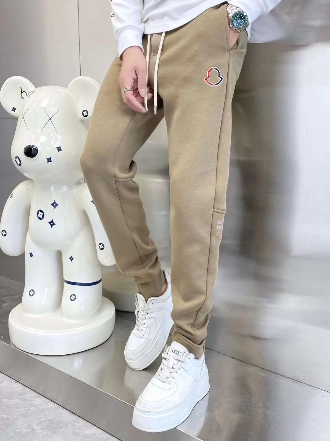 MONCLER || Active Comfort Drawstring Track Pants with Dual Pockets- FASHION MYST