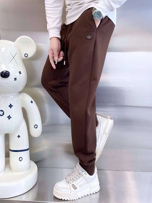 CHRISTIAN DIOR || Luxury Branded Drawstring Closure Bee Logo Track Pant- FASHION MYST