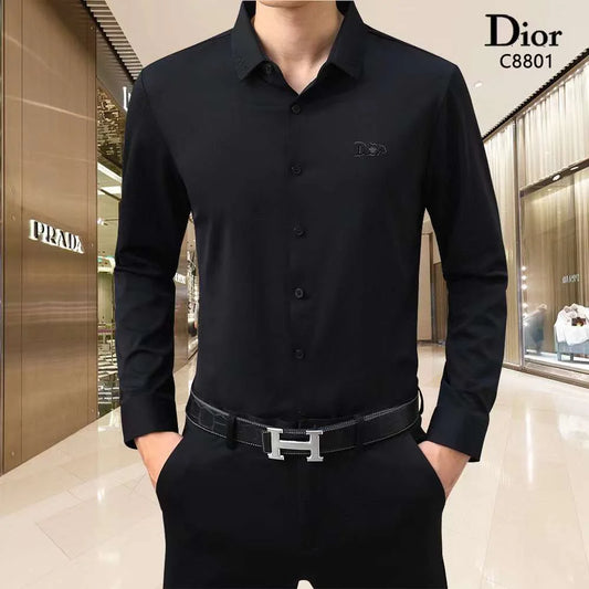 CHRISTIAN DIOR || Luxury Fully Strechable Long Sleeves Shirt- FASHION MYST