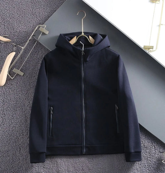 TOM FORD || Luxurious Comfort Premium Zip-Up Black Hoodie- FASHION MYST