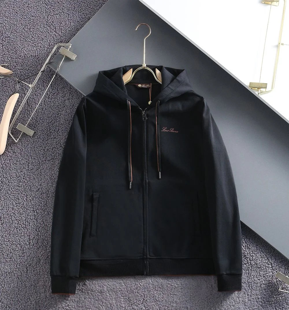 LORO PIANA || Men's Zip-Front Hoodie – FASHION MYST