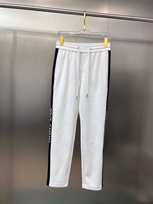 DOLCE GABBANA || Comfort Track Pants With Embossed DG Logo- FASHION MYST