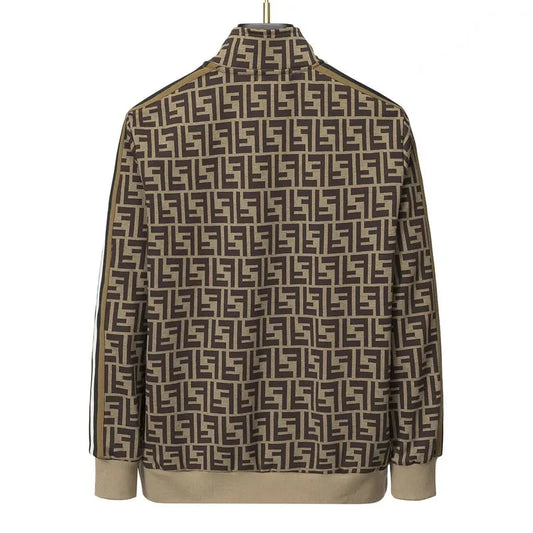 FENDI || Brown Monogram Print Imported Premium Tracksuit- FASHION MYST