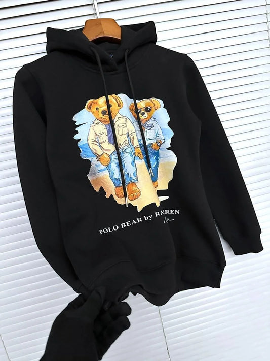 POLO RALPH LAUREN || The Ralph & Ricky Bear Fleece Hoodie- FASHION MYST