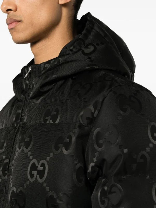 GUCCI || Jumbo Gg Nylon Canvas Goose-Down Jacket Men- FASHION MYST