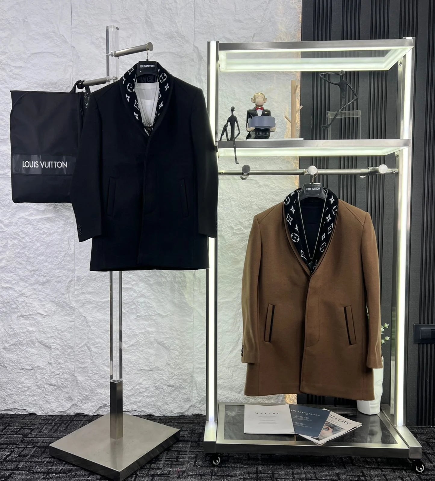 LOUIS VUITTON || Wool Cashmere Tailored Long Coat- FASHION MYST