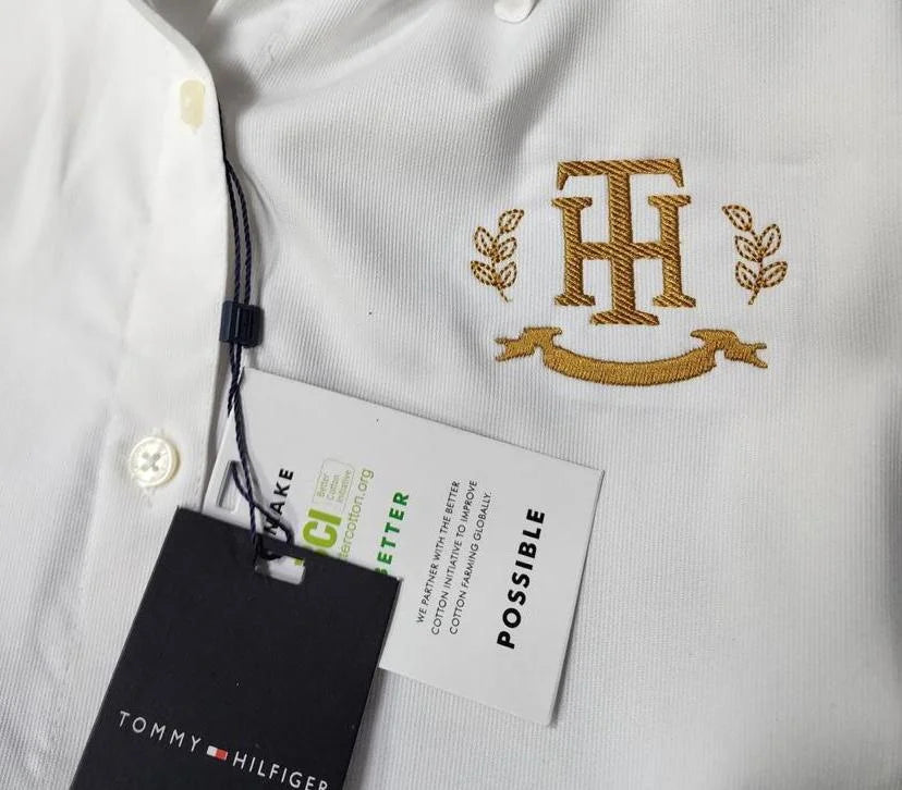 TOMMY HILFIGER || Icon Knit Ladies Shirt with Logo Embroidery- FASHION MYST