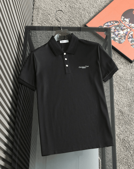 CHRISTIAN DIOR || Embroidery Brand Signature Logo T-Shirt- FASHION MYST