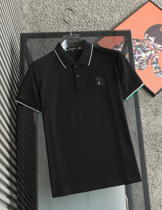 STEFANO RICCI || SR Logo-Embroidered T-Shirt- FASHION MYST