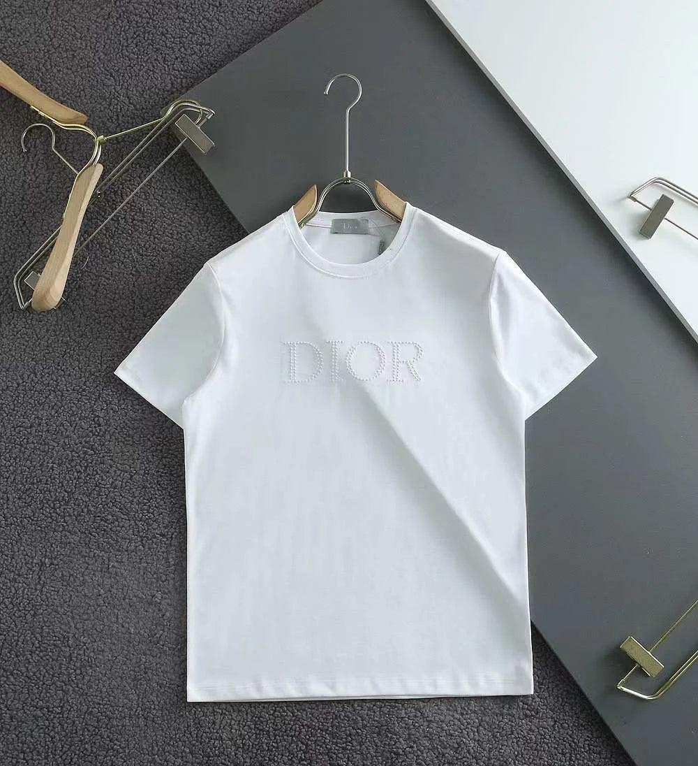 CHRISTIAN DIOR || Dior Swarovski Logo Oversized T-Shirt – FASHION MYST CHRISTIAN DIOR || Dior Swarovski Logo Oversized T-Shirt – FASHION MYST