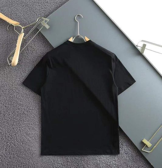 PRADA || Triangle Metal Logo Re-Nylon And Jersey T-shirt- FASHION MYST