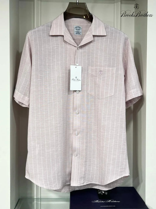 BROOKS BROTHERS || Milano Fit Placement Stripe Shirt- FASHION MYST