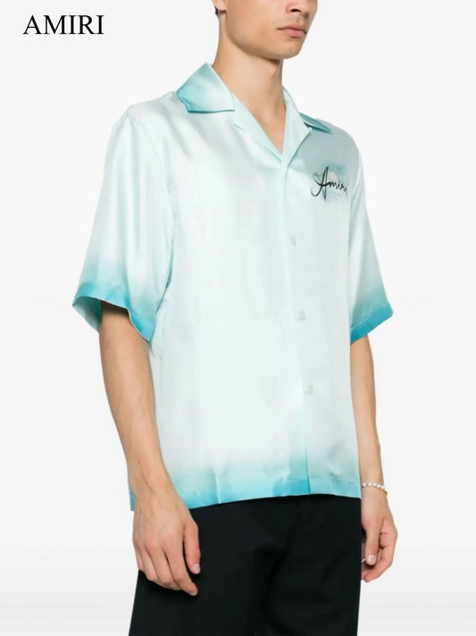 AMIRI || Paradise Relaxed Fit Bowling Shirt- FASHION MYST