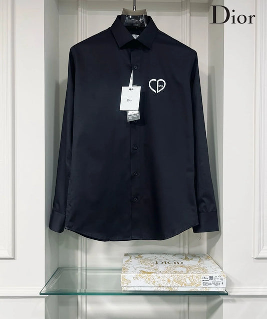CHRISTIAN DIOR || Love Dior Long Sleeve Straight Fit Shirt- FASHION MYST