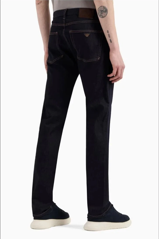 EMP*RIO ARM*NI || J75 Slim Fit Jeans With Insert Pockets- FASHION MYST