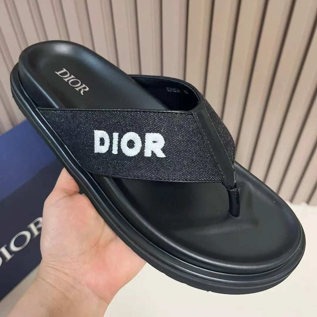 CHRISTIAN DIOR || Alias Thong Sandal Dior Oblique Jacquard