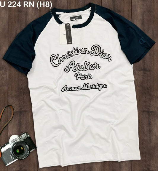 CHRISTIAN DIOR || Dior Christian Dior Atelier Embroided Logo T-Shirt- FASHION MYST