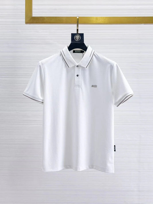 HUGO BOSS || Paddy Polo T-Shirt In Cotton Pique With Logo Undercollar- FASHION MYST