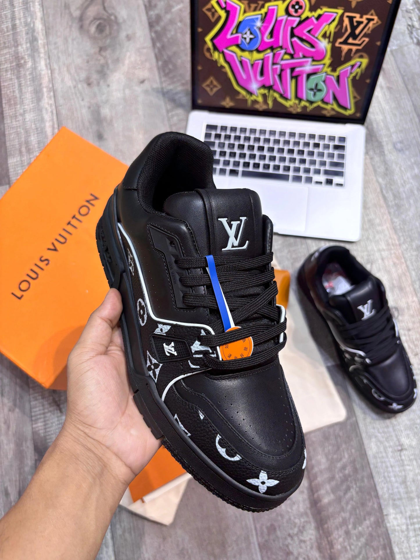 LOUIS VUITTON || LV Trainer Monogram Low-Top Sneakers