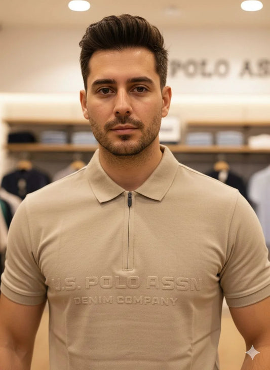 U.S. POLO ASSN. || Men’s Embroidered Polo T-Shirts – Official Game Supplier Edition