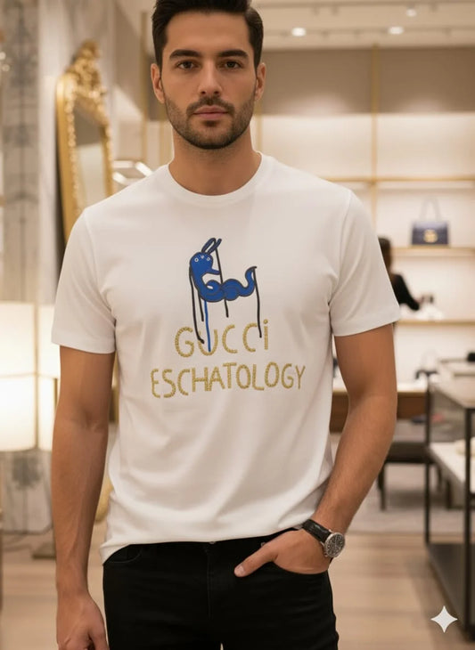 T-SHIRTS À COL ROND DE QUALITÉ PREMIUM ESCHATOLOGY