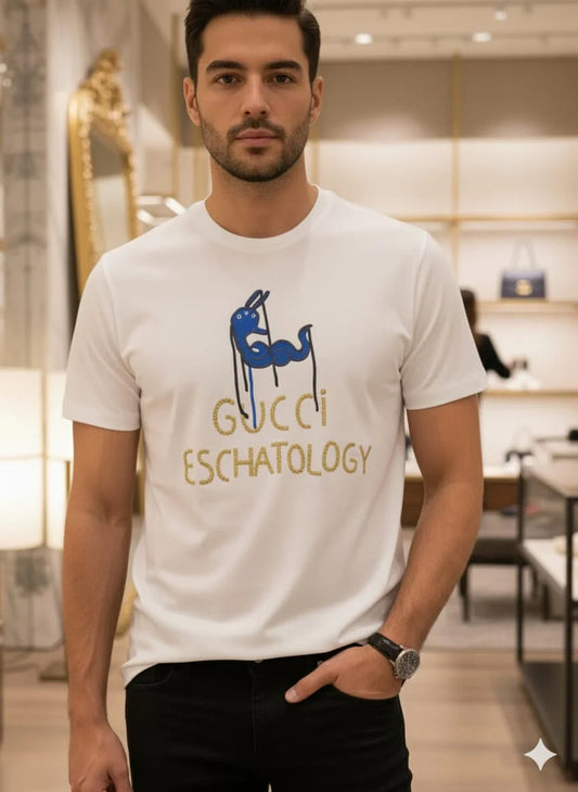 GUCCI || Eschatology Blind for Love Men's Designer T-Shirt - Luxury Graphic Tee FASHION MYST
