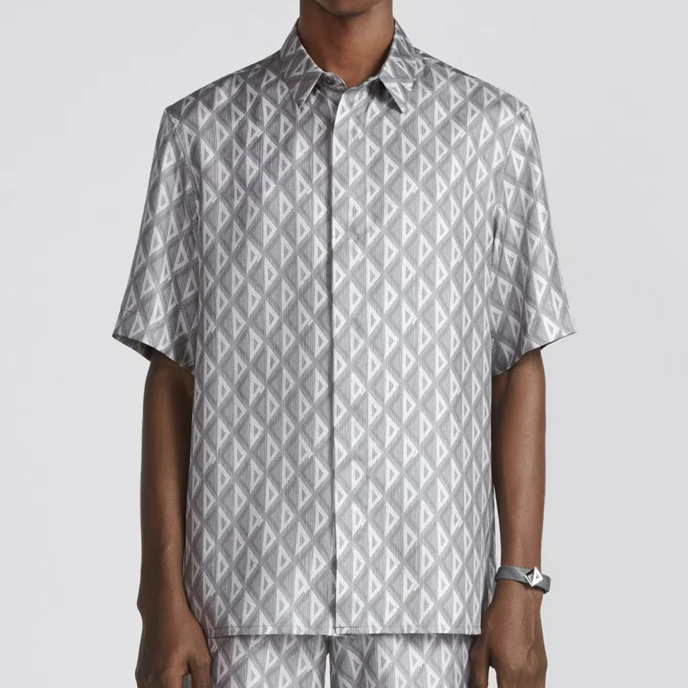 CHRISTIAN DIOR || CD Diamond Short-Sleeved Shirt – FASHION MYST