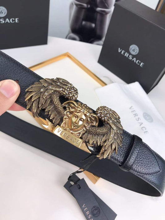 VERSACE || Versace Winged Medusa Belt - FASHION MYST