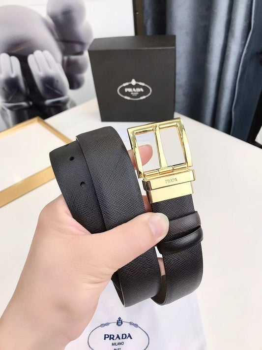 VINTAGE GOLD TONED BUCKLE BELT FOR MEN - FASHION MYST