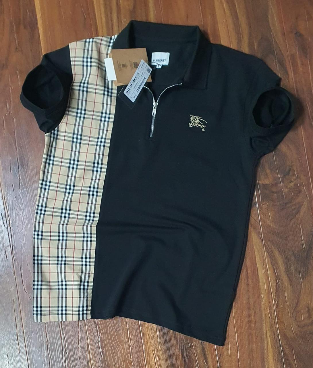 Burberry Shirt Vintage BURBERRY || Vintage Check Polo T-Shirt For