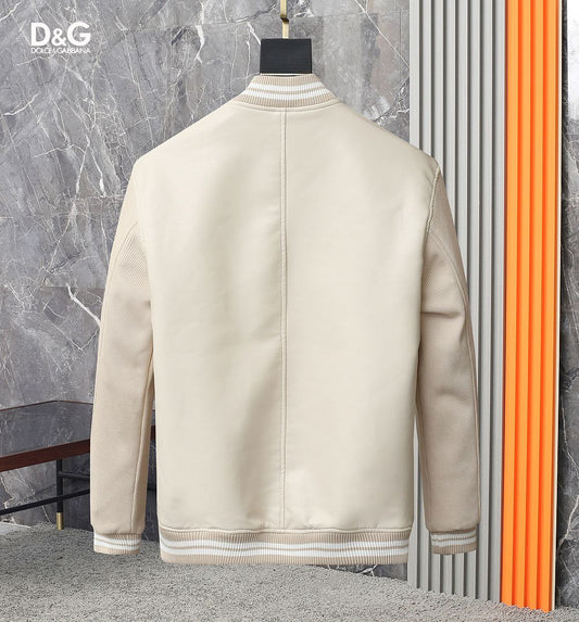 LATEST LOGO PLAQUE BUTTONED VARSITY JACKET - FASHION MYST