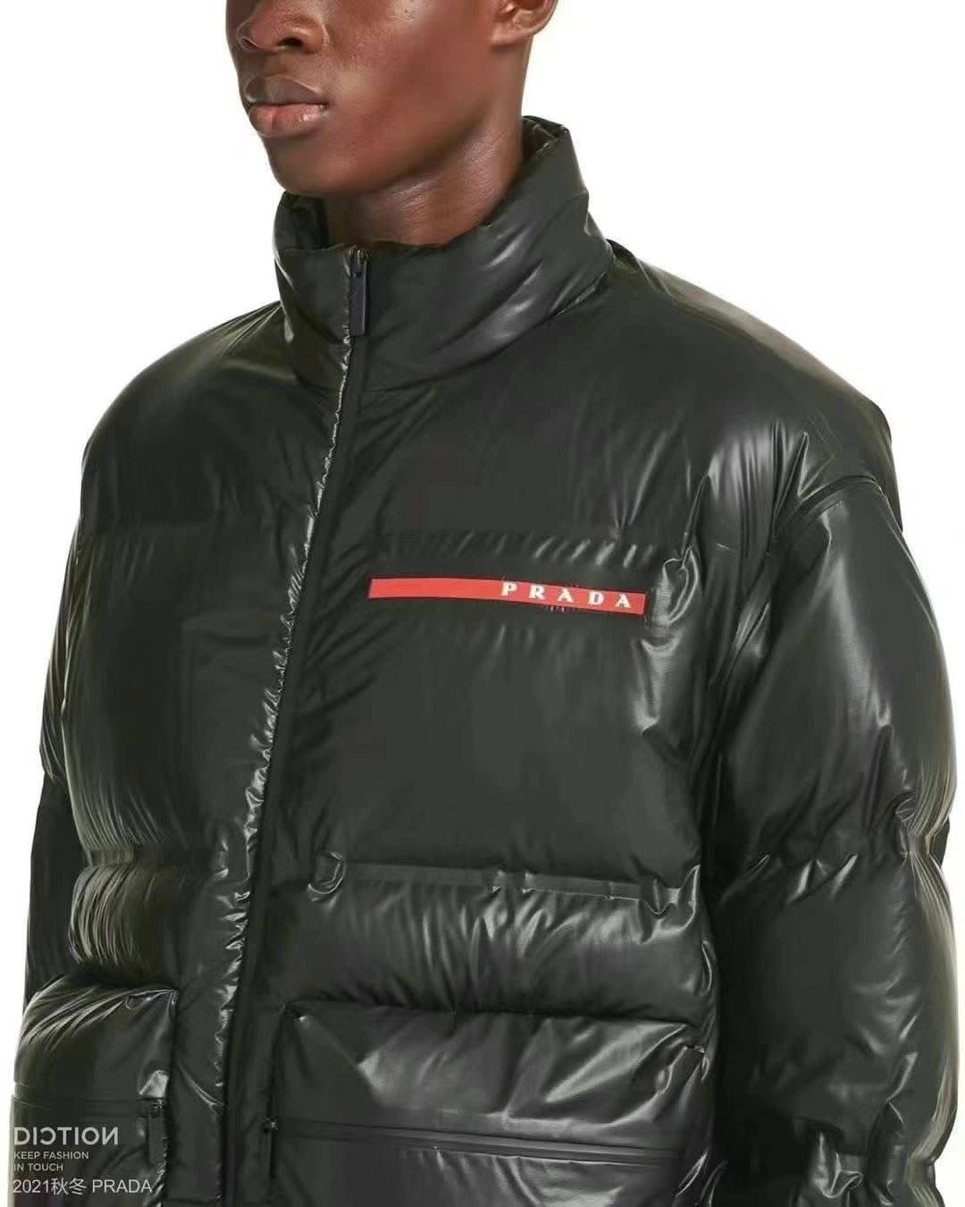 Prada Kleidung Prada Herren Jacken Prada Jacke Mit Triangel-Logo