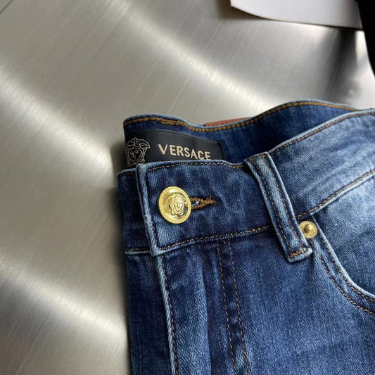 VERSACE || Stylish Blue Shaded Denim For Men - FASHION MYST