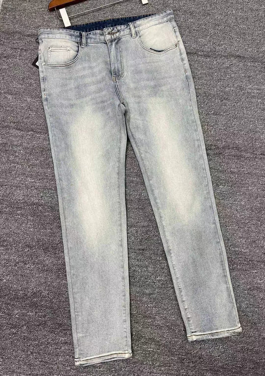 YSL || Stylish Embroidered Monogram Jeans - FASHION MYST