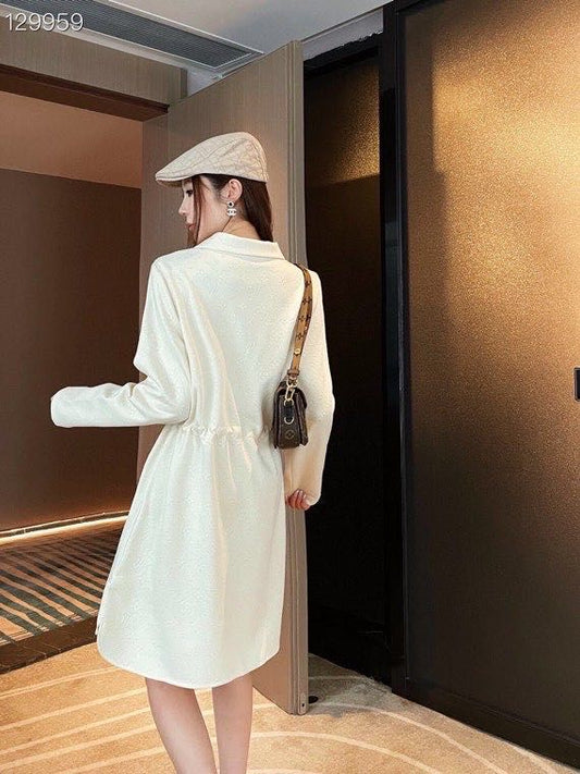 Louis Vuitton || Sleek Design Half Zip-Up Dress For Women - FASHION MYST