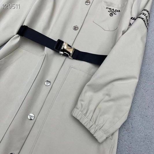 Women’s Prada Luxury Semi Formal Full Sleeves Dress - FASHION MYST