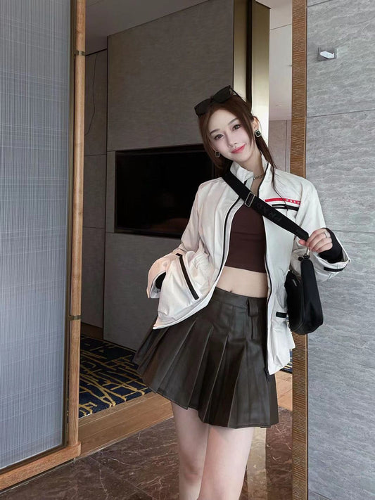 PRADA || Bonded Technical Poplin Blouson Jacket For Her - FASHION MYST