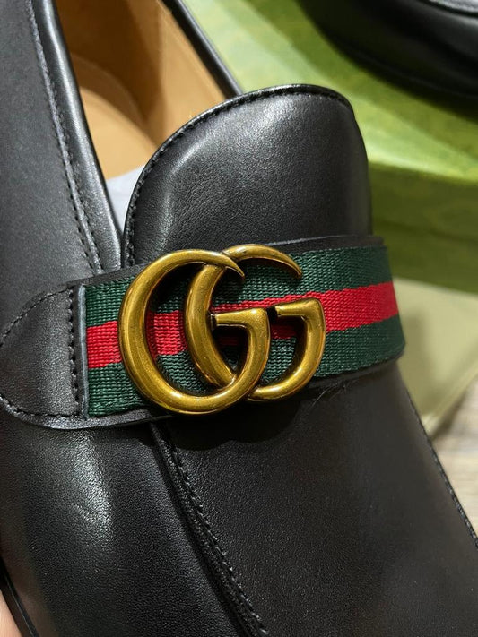 GUCCI || POLYURETHANE MEN CALF LEATHER LOAFER FOR MEN - FASHION MYST