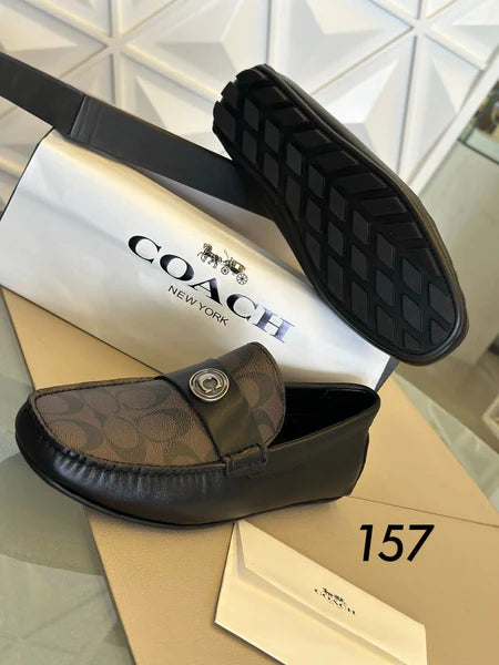 COACH || Premium Formal Calf Leather Loafers For Men - FASHION MYST