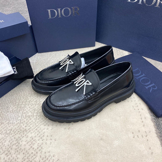 CHRISTIAN DIOR || MOCASSINS CALF LEATHER BOOT FOR MEN - FASHION MYST