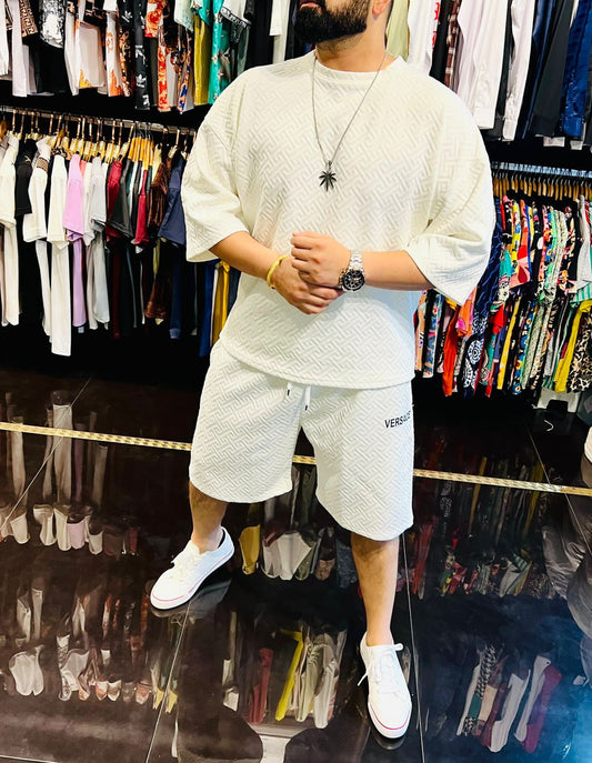 PREMIUM QUALITY WHITE BEGGY STYLE CORDSET - FASHION MYST