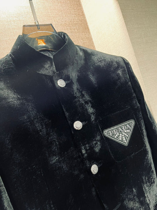 PRADA EXCLUSIVE HIGH END VELVET BLAZERS FOR MEN - FASHION MYST