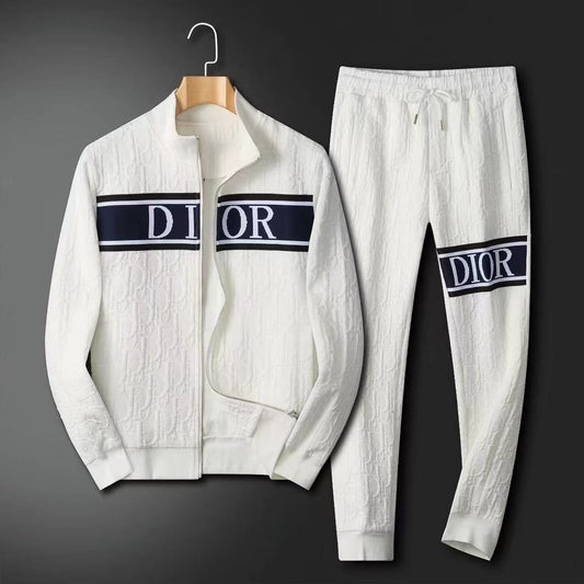 CHRISTIAN DIOR || EMBOSSED MONOGRAM PRINT IMPORTED TRACKSUIT - FASHION MYST