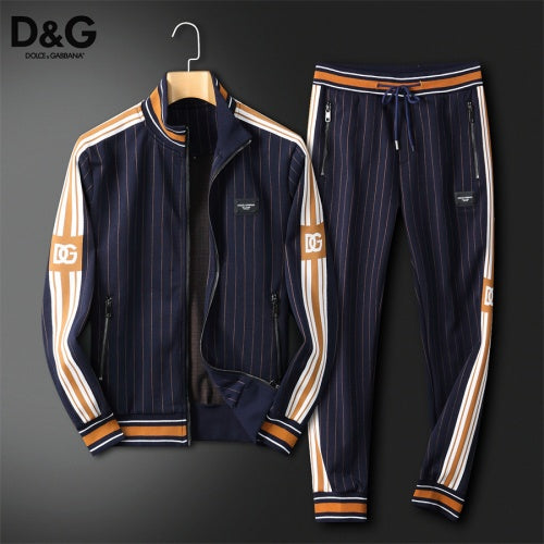 DOLCE GABBANA || Striped Logo-Patched Track-Set For Men – FASHION MYST