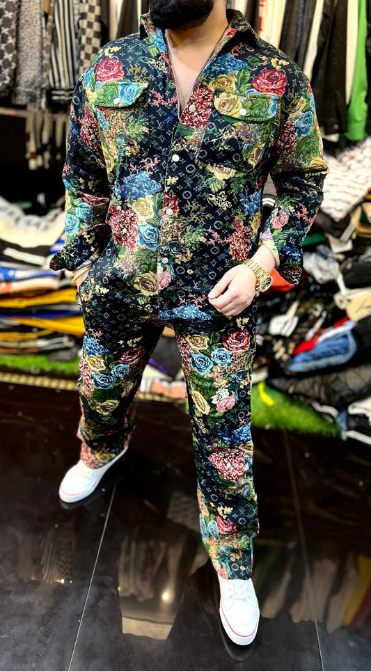 LOUIS VUITTON || IMPORTED SHACKET STYLE TRACKSUIT FOR MEN - FASHION MYST