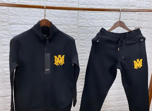 AMIRI || Stylish Jumbo Logo-Patched Track-Set - FASHION MYST