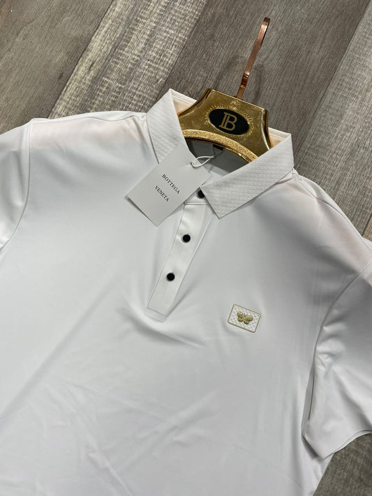 BOTTEGA VENETA || Logo-Tag Piqué Polo T-Shirt - FASHION MYST