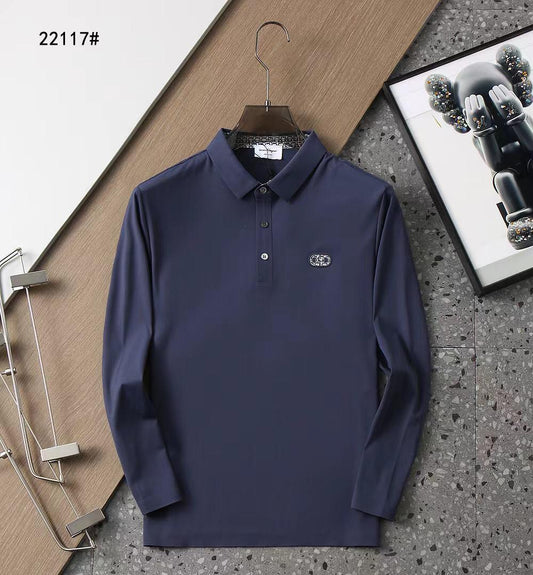 SALVATORE FERRAGAMO || Logo-Embroidered Cotton Polo T-Shirt - FASHION MYST