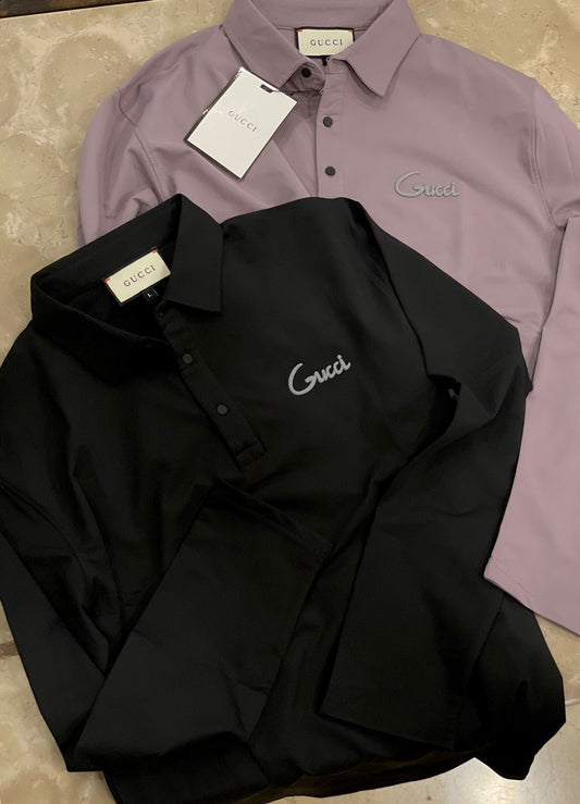 GUCCI || Lycra Slim Fit T-Shirt with Embroidery Detailing Logo - FASHION MYST